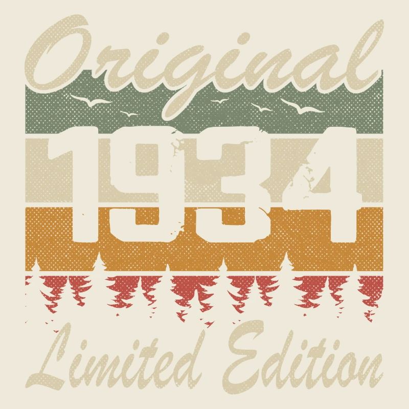 Vintage Geburtstag Original Geschenkidee 1934