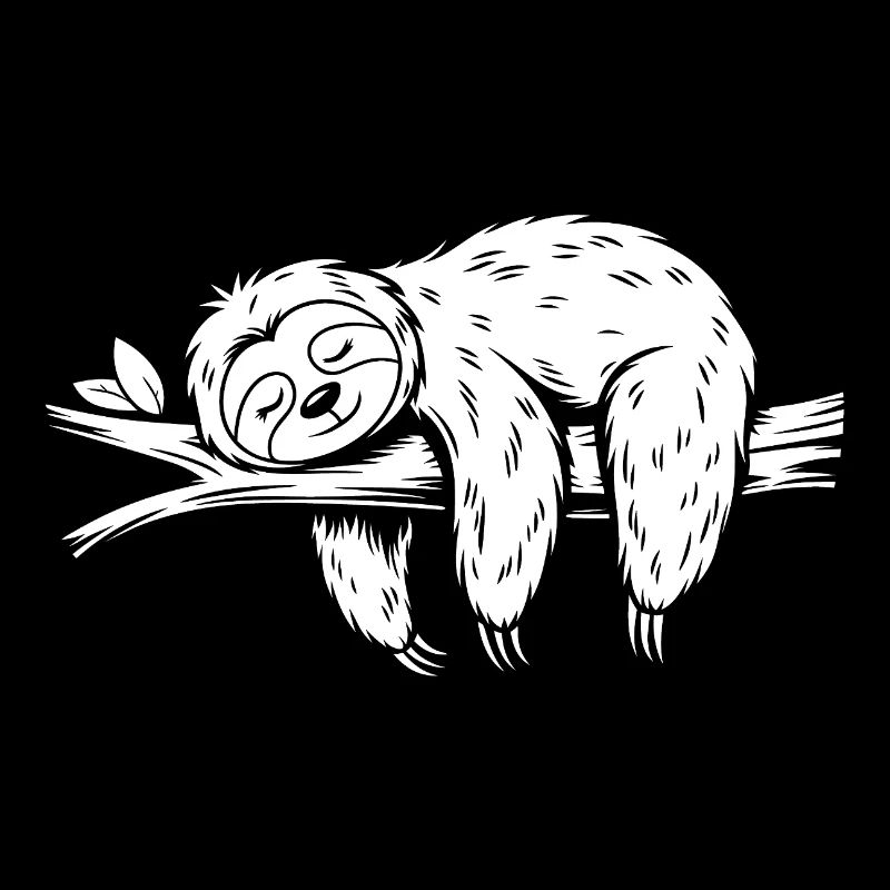 Süßes schläfriges Faultier