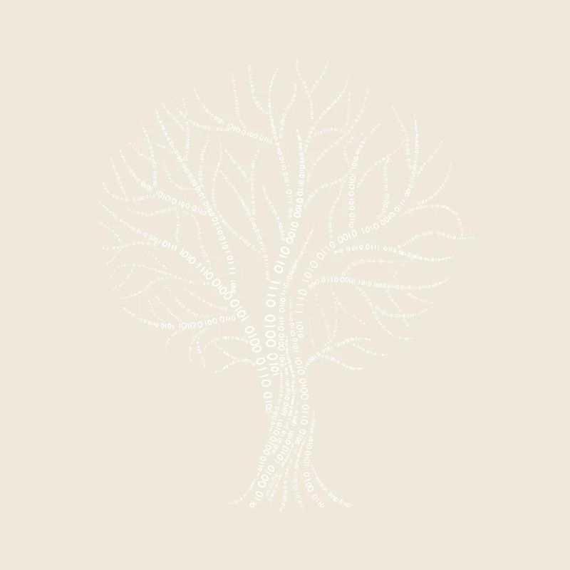 Arbre binaire Zéro Un Code Cadeau branche branche