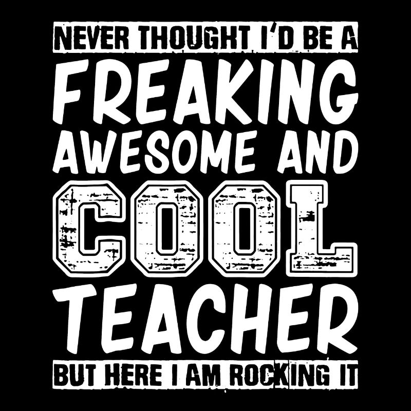 T-shirt de professeur cool