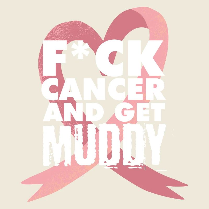 F*ck cancer Chemise de course boueuse