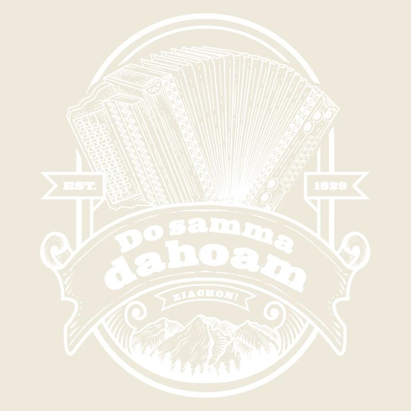 Étiquette Ziach Vintage - Do samma dahoam W | ZiachON