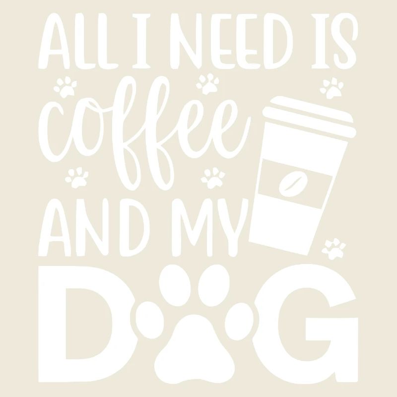 Kaffee und Hundeliebe Design