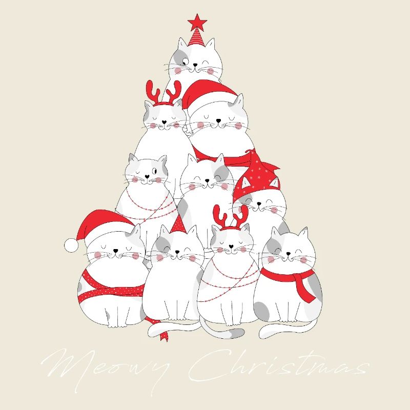 Meowy Christmas Cat Tree