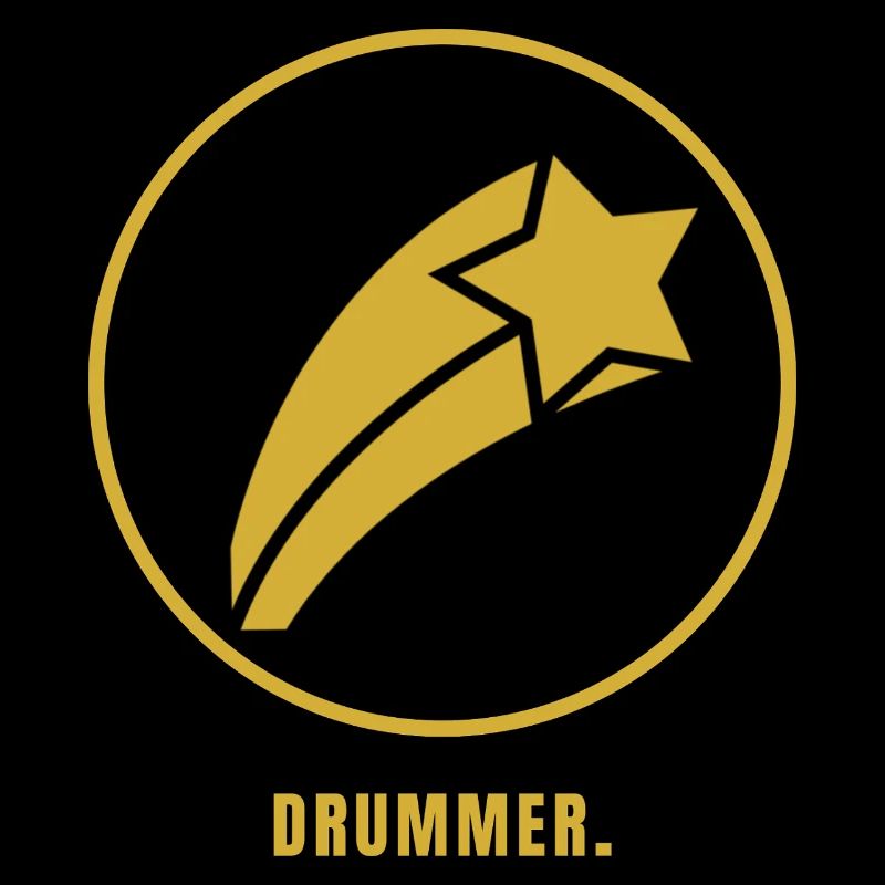 Minimalist Legendary T-Shirt Gold - Gift for Drumm