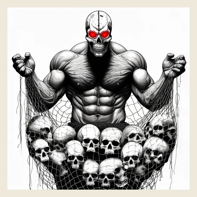 Muscular Net Skulls