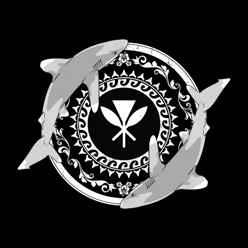 Requin à pointes blanches Kanaka Maoli