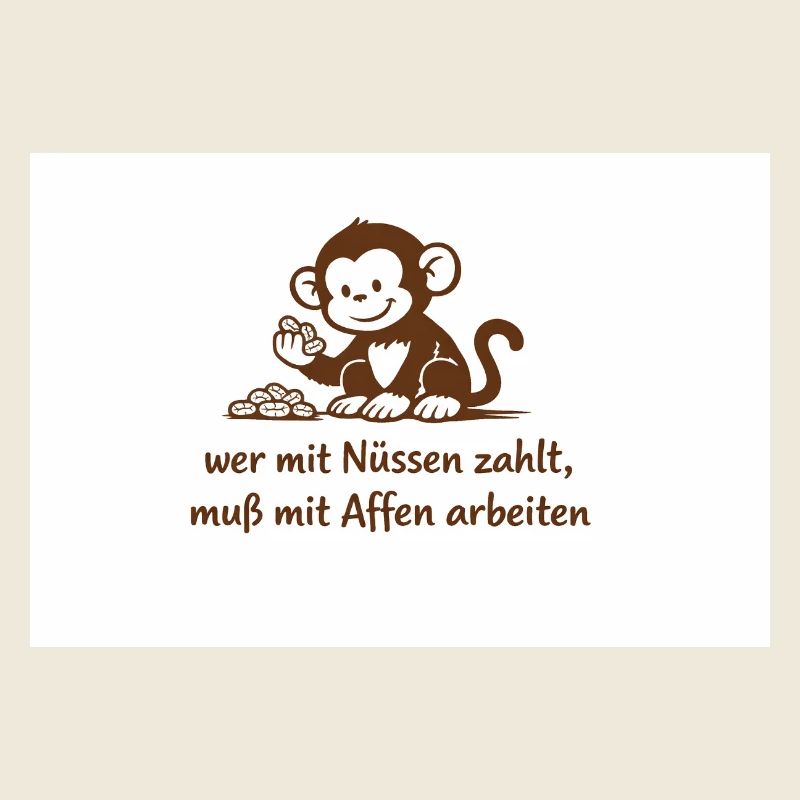 Arbeiteraffe_mit_Erdnuessen