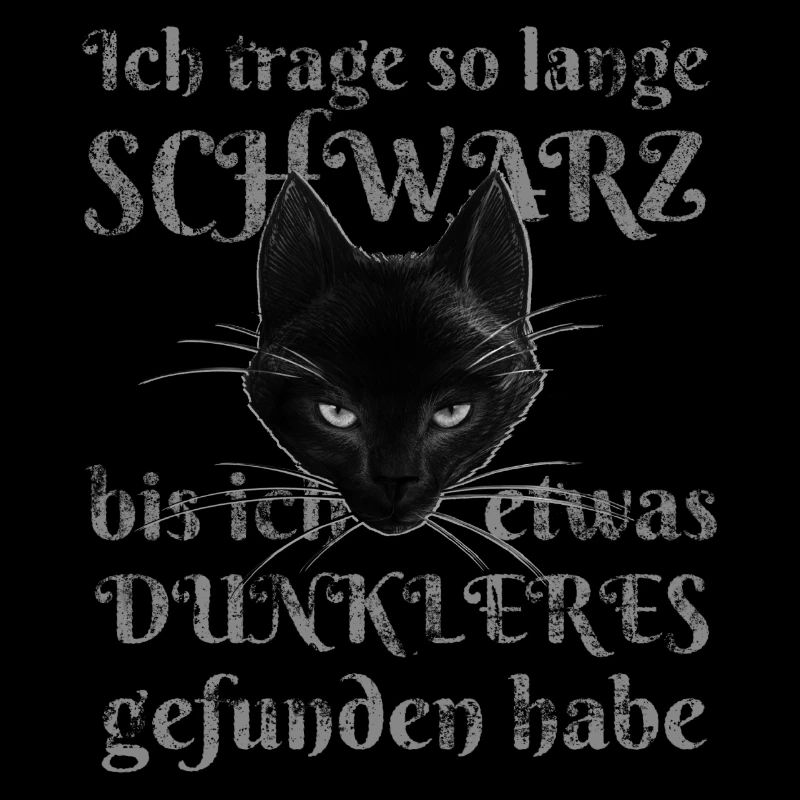 Alchemy England Schwarze Katze Lustiger Spruch