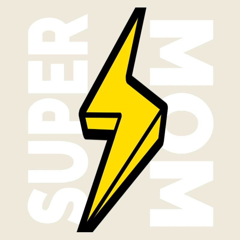 Super Mama glücklicher Muttertag