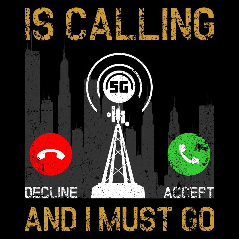 Dilemme 5G de la ville avec signal