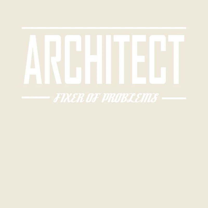 I'm An Architect Vintage-Architekturstudenten