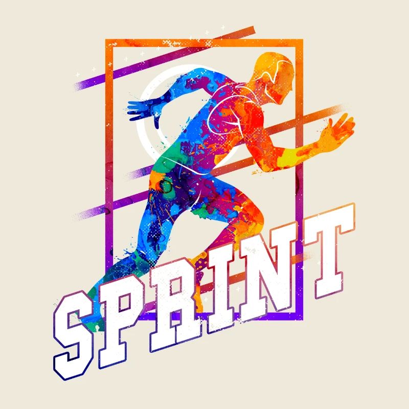 Sprint Sprinter Sprinten Leichtathletik Laufen