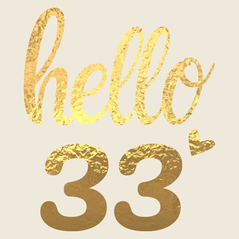 Hello 33 doré