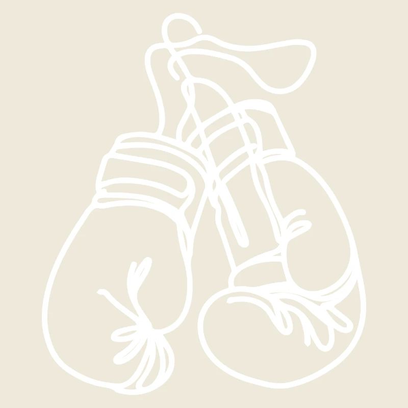 Dessin de gants de boxe