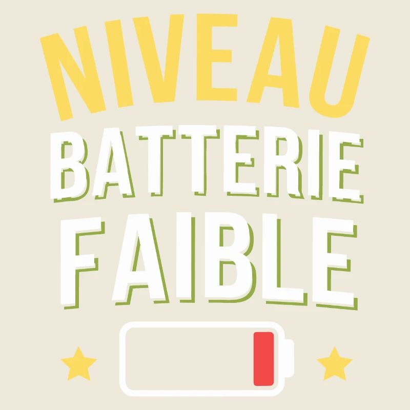 Niveau batterie faible
