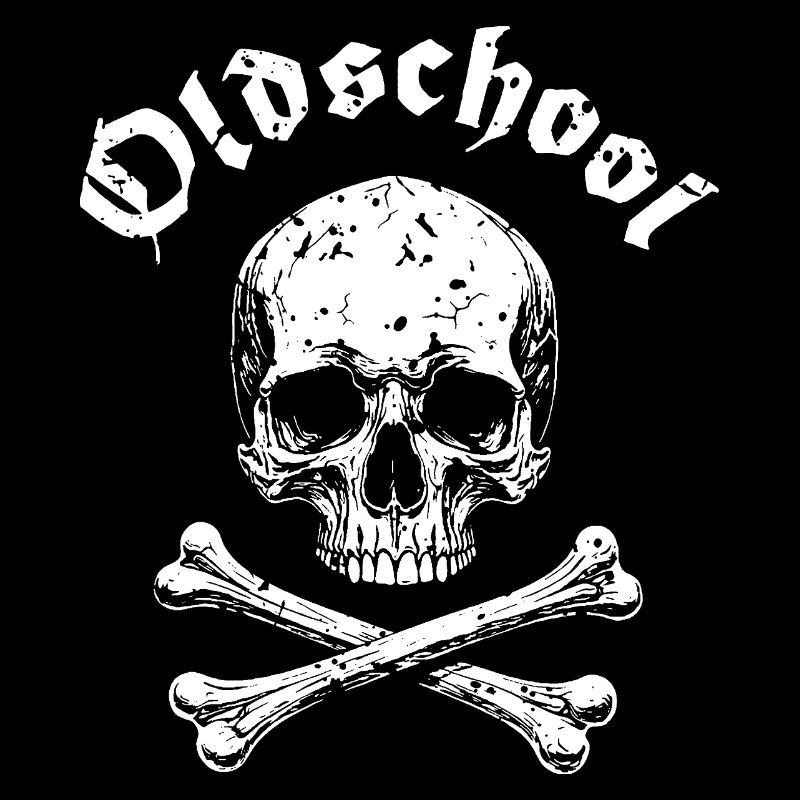 OLDSCHOOL SKULL Piraten Logo