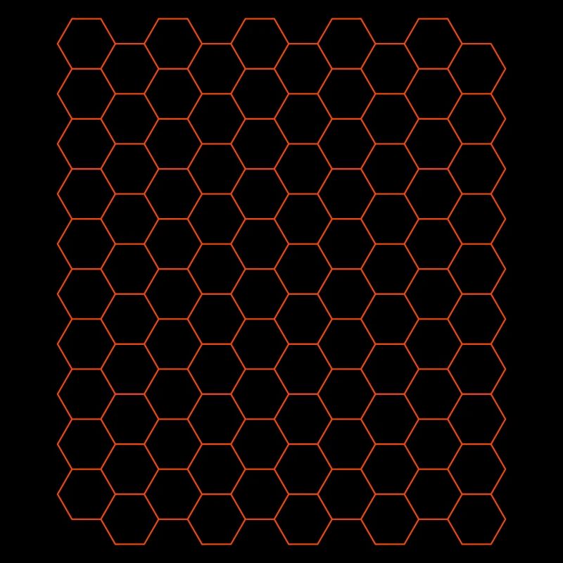 Futuristic Hexagon Pattern Design