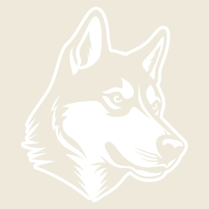 Husky Hund Kopf