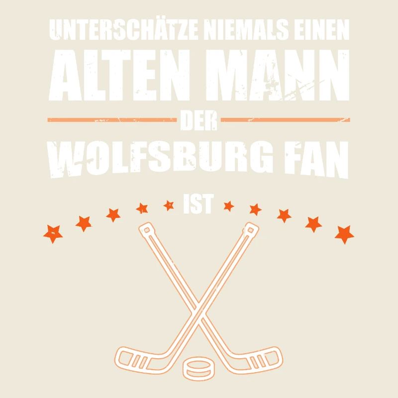 Alter Mann - Wolfsburg Eishockey Fan | Vintage