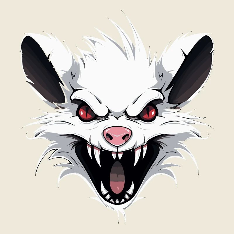 White Punk Rat