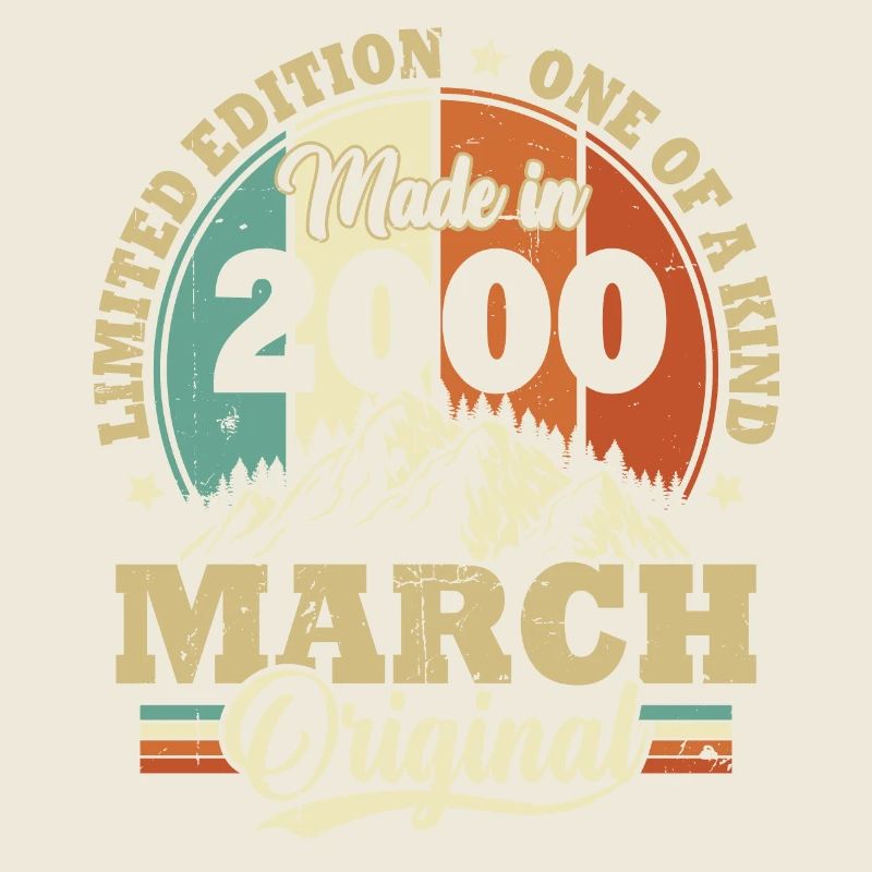 Geburtstagsgeschenk März 2000 vintage retro