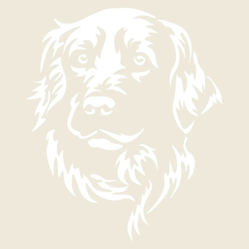 Golden Retriever Kopf "Black Edition"