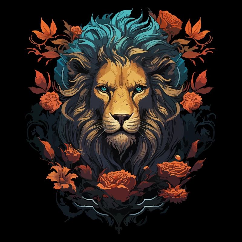 lion, lion head, strong, wild, pride, brave, royal,