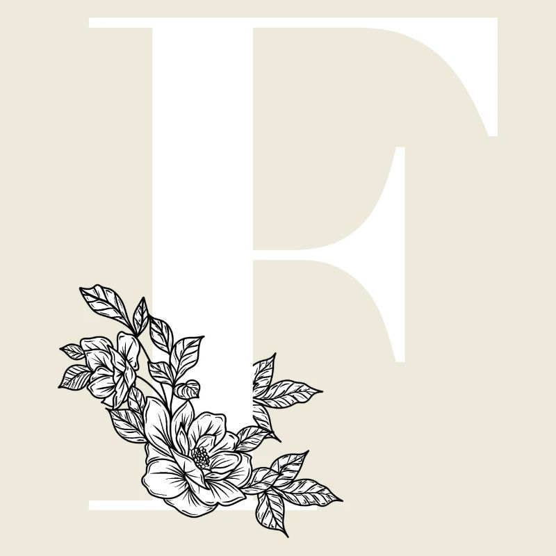 Lettre F Fleur