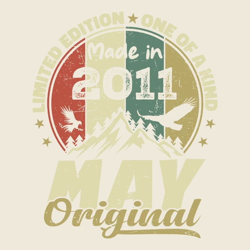 Vintage Anniversary Gift Made in May 2011