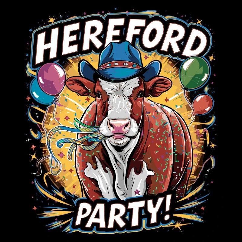 Kuh-Party mit Herefords