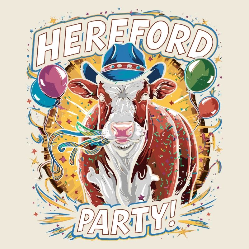Kuh-Party mit Herefords