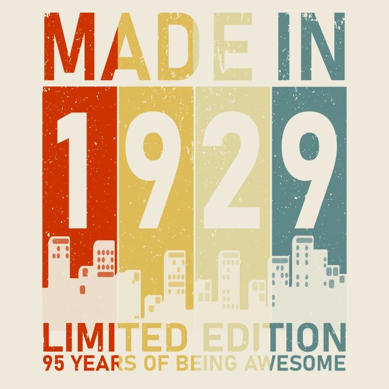 1929 Birthday: Legendary Retro Gift