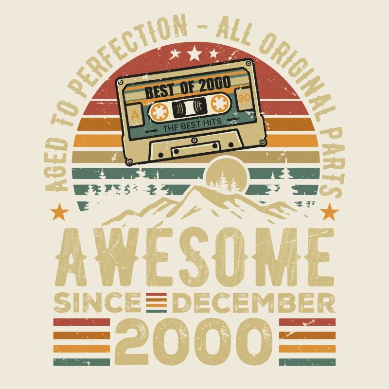 Anniversaire Décembre 2000 | Cadeau décembre 2000