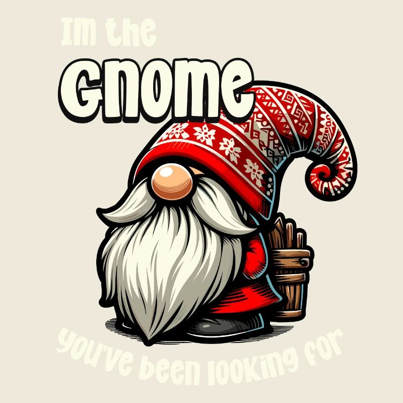 Conception de nain de Noël amusant