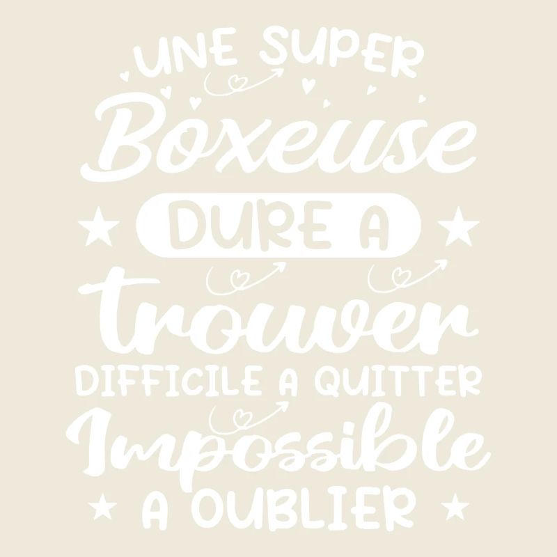 Une Super Boxeuse - Cadeau boxeuse