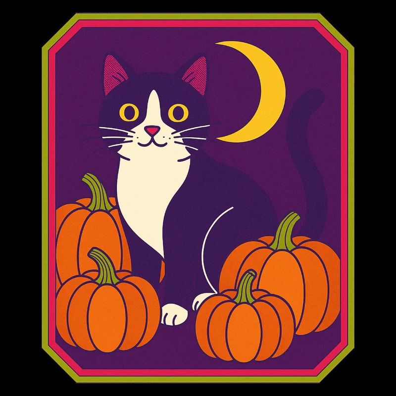 Smoking encadré Cat Moon