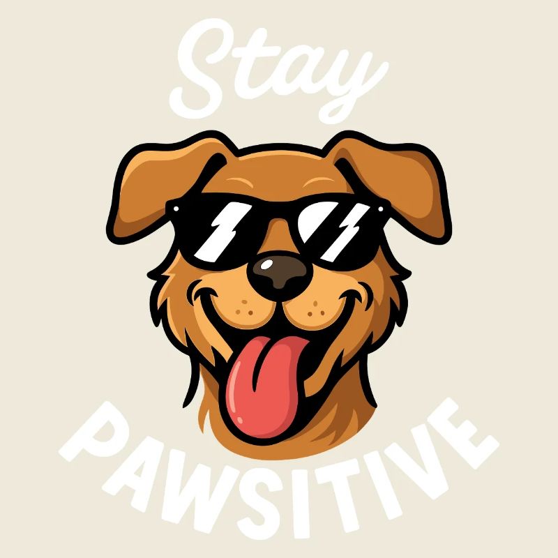 Cooler Hund mit Sonnenbrille