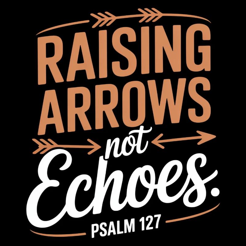 Arrows do not educate echoes Psalm 127