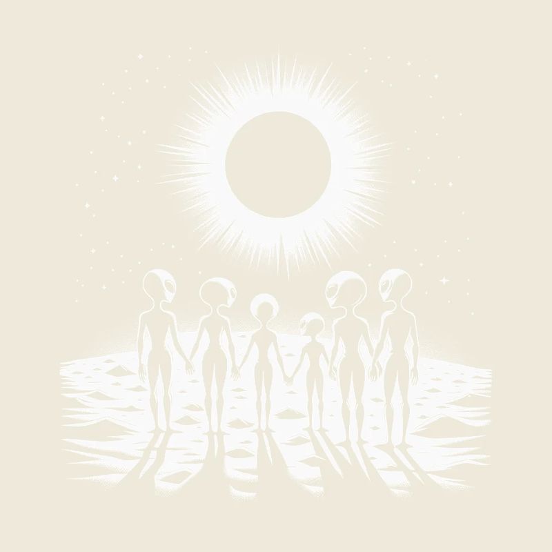 Cosmic Silhouette Familienkreis