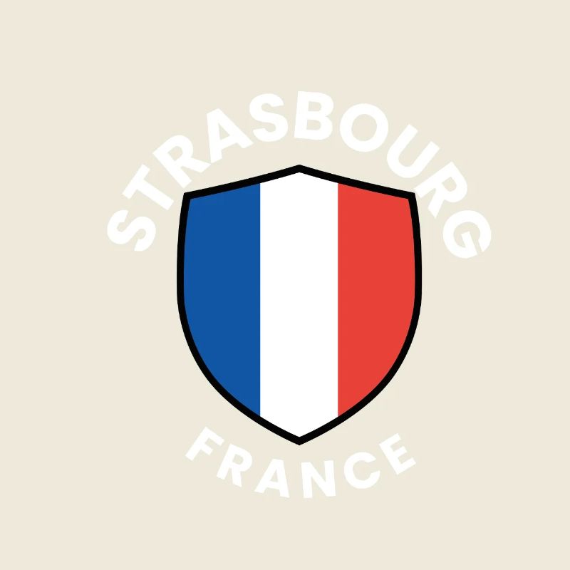 Straßburger Schild Frankreich