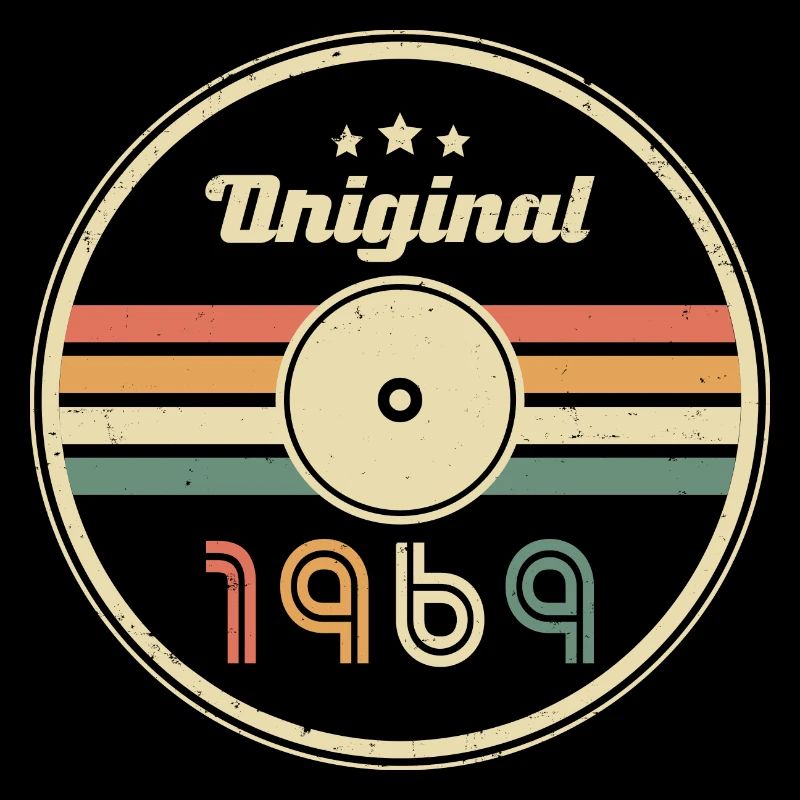 Original 1969 Vintage Vintage rétro anniversaire