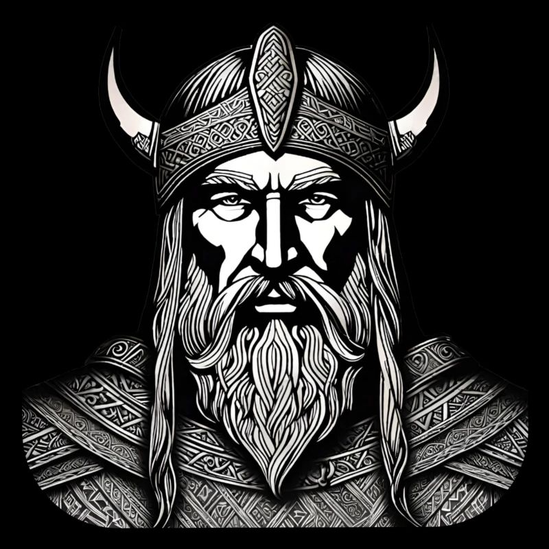 Proud Viking Warrior Germanic