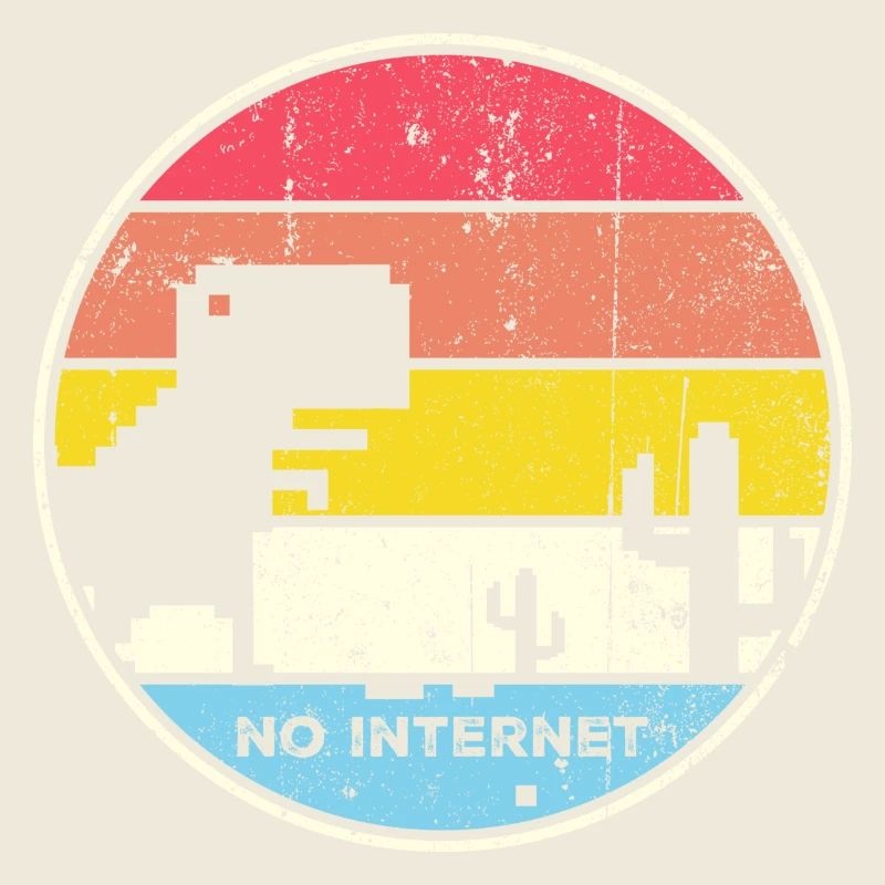 Desert Sunset Pixel Silhouette