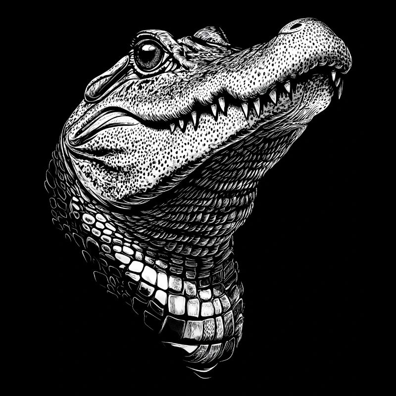Alligator Portrait Crocodile Animals Animal