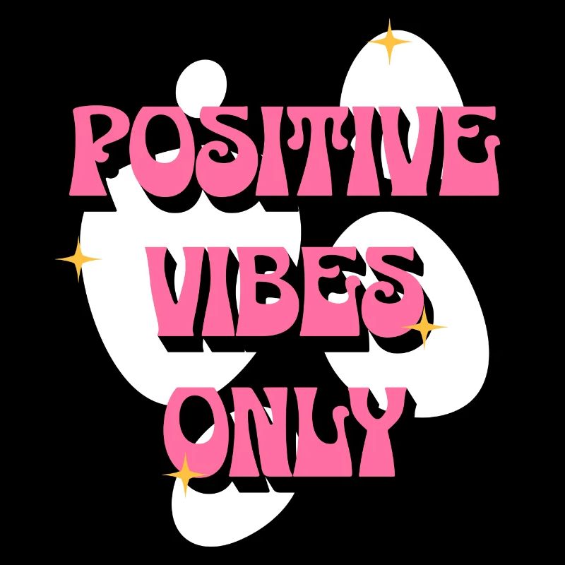 Positive Vibes Only Positive Affirmations Pink