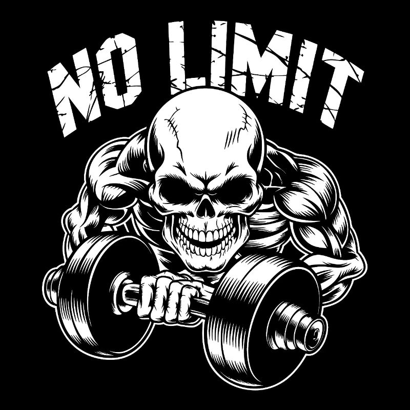Bodybuilding Skull Workout and No Limit