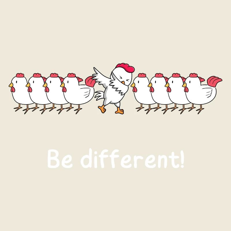 Être différent! Dansez hors ligne !