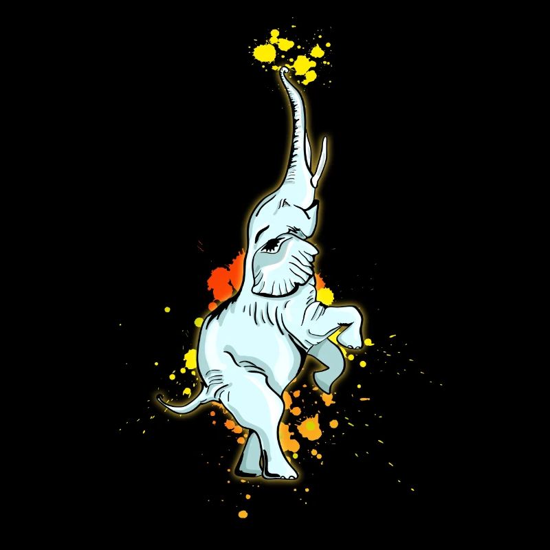 elephant blob circus feat balance artist