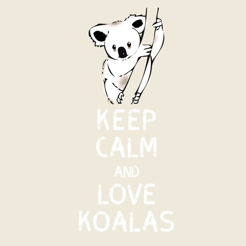 koala keep calm Love Koalas Bär Baum nap Nerd geek